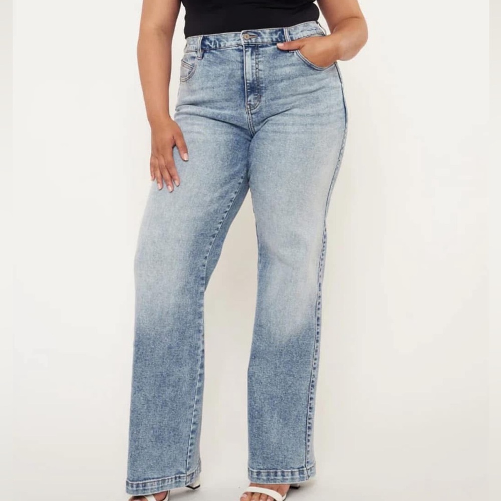 Ultra High Rise KanCan Light Blue Flare Jeans
